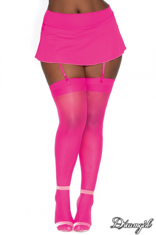 Bas nylon couture arrière Taille plus