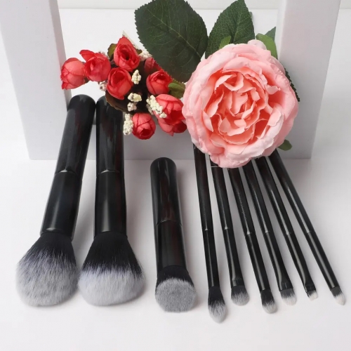 Set de 9 Pinceaux de maquillage